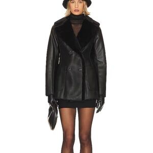 Lamarque Black Leather Jacket